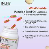 4 - INLIFE Pumpkin Seed Oil 320mg,  60 veggie capsule(s) 
