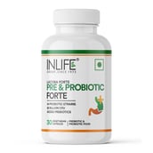 1 - INLIFE Pre & Probiotic Forte with 14 Probiotic Strains & 25 Billion CFU,  30 veggie capsule(s)  Unflavoured 