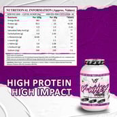 4 - V-SHAPE SUPPS V-Whey Original Micro Filtered Whey Protein,  3.97 lb  Vanilla Blueberry 