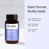 8 - HealthKart HK Vitals Chelated Iron +,  60 capsules
