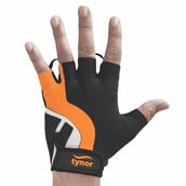 1 - Tynor Tynogrip Training Gloves,  Black with Orange  Small 