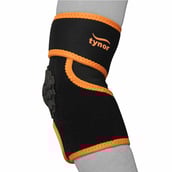 1 - Tynor Elbow Wrap Neo,  Black with Orange  Universal 