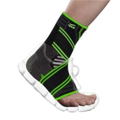 1 - Tynor Ankle Binder Air Pro, Black/Green Large