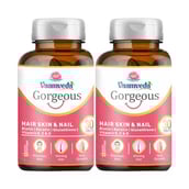 1 - Vaamveda Biotin Keratin L Glutathione Vitamin C E Hair Skin Nail Hair Growth, 30 tablet(s) Supplements (Pack of 2)