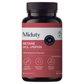 4 - Miduty Betaine HCL +Pepsin,  60 capsules 