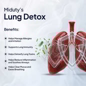 5 - Miduty Lung Detox,  60 capsules 
