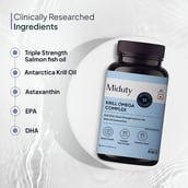 3 - Miduty Krill Omega Complex, 60 softgels