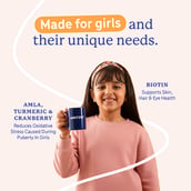 8 - Supermilk Gritzo Height+ for 7-12 Yrs Girls Personalized Protein & Nutrition Drink Mix, 1 kg Double Chocolate