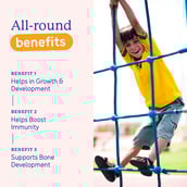 3 - Supermilk Gritzo Height+ Unsweetened for Boy 7 to 12 Years,  400 g  Creamy Vanilla