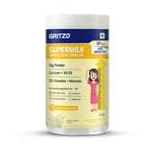 13 - Supermilk Gritzo Height+ Unsweetened for Girl 13+ Years,  400 g  Creamy Vanilla