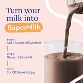 11 - Supermilk Gritzo Height+ for 13+ Yrs Girls Personalized Protein & Nutrition Drink Mix, 400 g Cafe Mocha