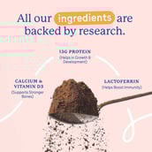 5 - Supermilk Gritzo Height+ for 13+ Yrs Girls Personalized Protein & Nutrition Drink Mix,  800 g  Double Chocolate