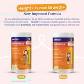Supermilk Gritzo Growth+(Formerly Height+) for Girl 7 to 9 years, 400 g Creamy Vanilla