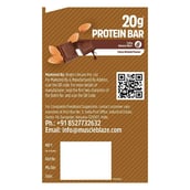 10 (2 - MuscleBlaze Protein Bar (20 g Protein),  3 bar(s)  Choco Almond 