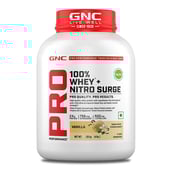 1 - GNC Pro Performance 100% Whey + Nitro Surge, 4 lb Vanilla