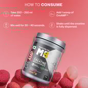 4 - MuscleBlaze Creatine Monohydrate CreAMP,  Lychee Swirl  0.71 lb