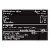 3 - Ketones Omega-3 Fish Oil Triple Strength,  60 softgels 