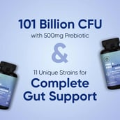 4 - CUREFOREVER Pre & Probiotics 101 Billion CFU, 60 veggie capsule(s) Unflavoured