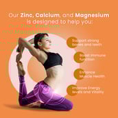 5 - CUREFOREVER Zinc Calcium & Magnesium,  60 tablet(s)  Unflavoured 