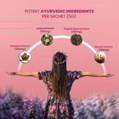 6 - CUREFOREVER Womaneya Pain Free Granules,  7 sachets/pack  Orange Lime 