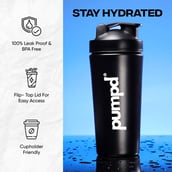 2 - Pumpd Steel Shaker,  Black  750 ml 
