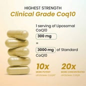 10 - Vlado's Himalayan Organics Liposomal CoQ10 300MG+,  30 veggie capsule(s) 