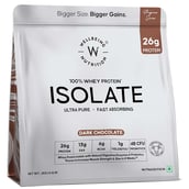 1 - Wellbeing Nutrition 100% Whey Protein Isolate, 4.4 lb Dark Chocolate