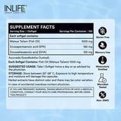 2 - INLIFE Fish Oil Omega 3 1000mg,  120 softgels 