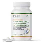 1 - INLIFE Calcium Zinc Magnesium Vitamin D+K2,  120 tablet(s)  Unflavoured 
