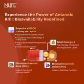 4 - INLIFE Krill Oil Omega 3 (500 mg),  30 capsules 