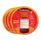 1 - Prolicious Khakhra, Desi Masala (Pack of 4) 170 g