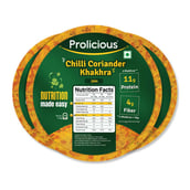 1 - Prolicious Khakhra,  Chilli Coriander (Pack of 3)  170 g 