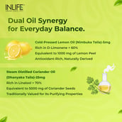 6 - INLIFE Lemon & Coriander Oil, 60 capsules
