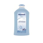 Sanosan Baby Bath & Shampoo,  Plastic  500 ml 