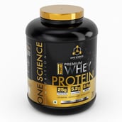 10 - One Science 100% Premium Whey Protein,  5 lb  Cafe Mocha - with Free 150g Creatine 