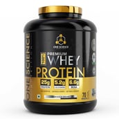 6 - One Science 100% Premium Whey Protein,  5 lb  Cookies & Cream - with Free 150g Creatine 