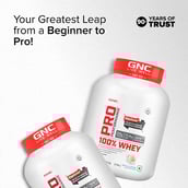 4 - GNC Pro Performance 100% Whey Protein,  4 lb  Vanilla Cream 