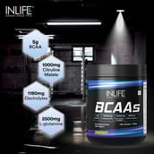 3 - INLIFE BCAAs,  0.55 lb  22 Servings  Orange 