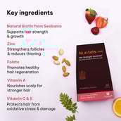 5 - HealthKart HK Vitals Hair Strength&nbsp;Biotin Gummies,  60 gummies  Strawberry