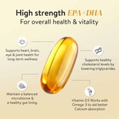 5 - Happy Cultures 5X Omega 3 Fish Oil 2600mg Lemon, 60 softgels