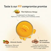 6 - Happy Cultures Tastiest Plant Protein, 1.11 lb Real Alphonso Mango with Almond Chunks