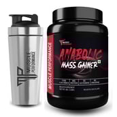 1 - Muscle Performance Anabolic Mass Gainer,  2.2 lb  Rabri Kulfi with Steel Shaker 