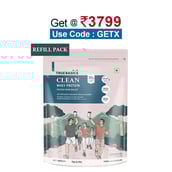 TrueBasics Clean Whey Protein (Isolate),  2.2 lb  Vanilla (Refill Pack) 