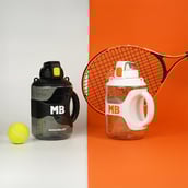 6 - MuscleBlaze Gym Gallon Water Bottle,  White  2.2 L