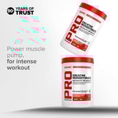 3 - GNC Pro Performance Pure Micronized Creatine Monohydrate, Cranberry with Steel Shaker 750ml 0.88 lb