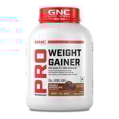 2 - GNC Pro Performance Weight Gainer, 6.6 lb Double Chocolate with Steel Shaker 750ml