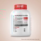 7 - GNC Pro Performance Weight Gainer, 6.6 lb Double Chocolate with Steel Shaker 750ml