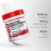 7 - GNC Pro Performance Pure Micronized Creatine Monohydrate,  Unflavoured with Steel Shaker 750ml  0.22 lb 