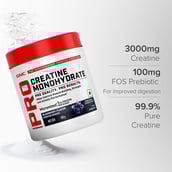 4 - GNC Pro Performance Pure Micronized Creatine Monohydrate,  Blueberry with Steel Shaker 750ml  0.22 lb 