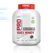 2 - GNC Pro Performance 100% Whey Protein,  4 lb  Cookie & Cream with Creatine Monohydrate 0.55 lb Combo 